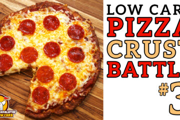Low Carb Pizza Crust Battle Video by Highfalutin' Low Carb
