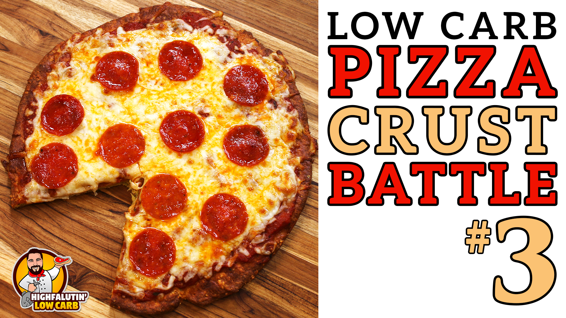 Low Carb Pizza Crust Battle #3 - Highfalutin' Low Carb