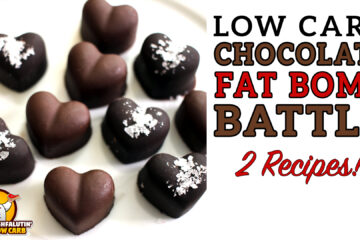 Low Carb Chocolate Fat Bomb Recipe Battle Video by Highfalutin' Low Carb
