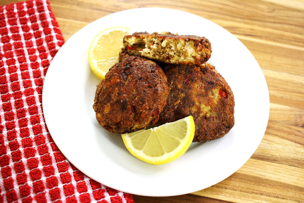 Low Carb Salmon Croquette Recipe by Highfalutin' Low Carb