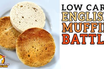 Keto English Muffin Recipe Battle Video by Highfalutin' Low Carb