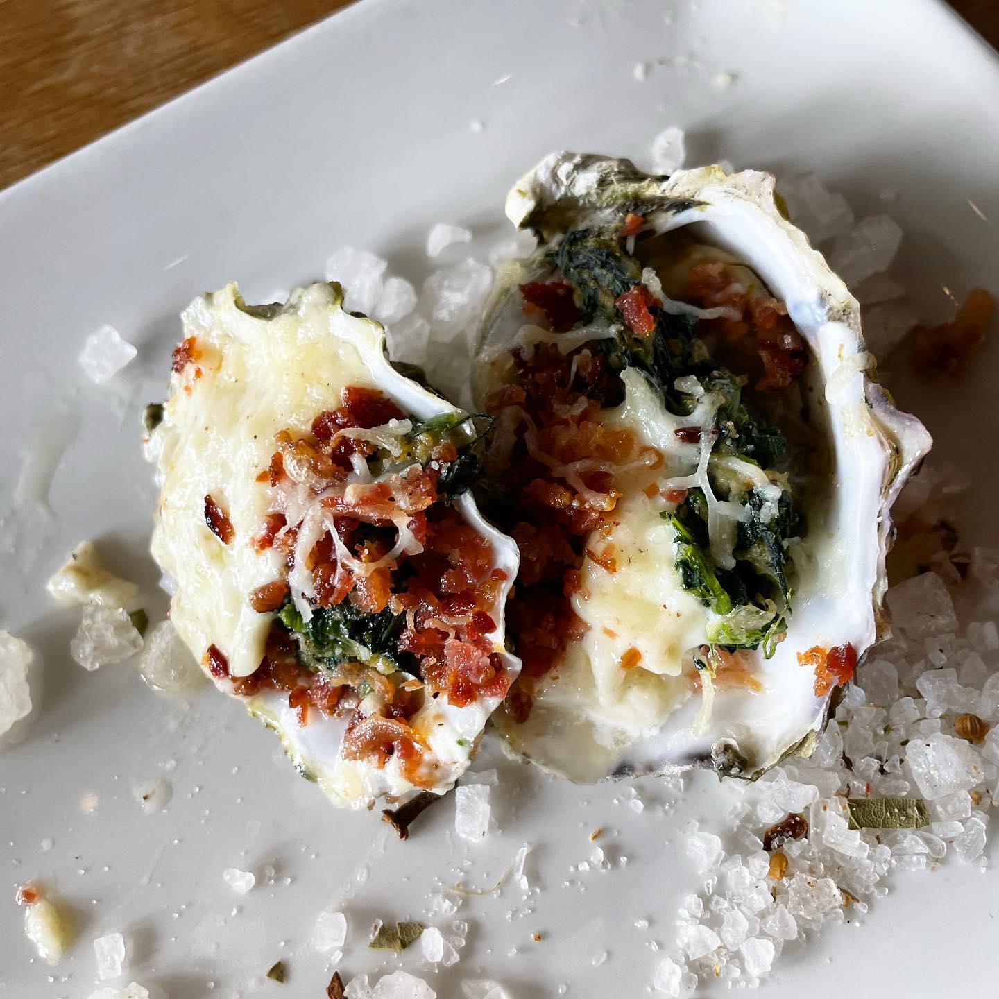 Probably the best Oysters Rockefeller I’ve ever had. 🦪